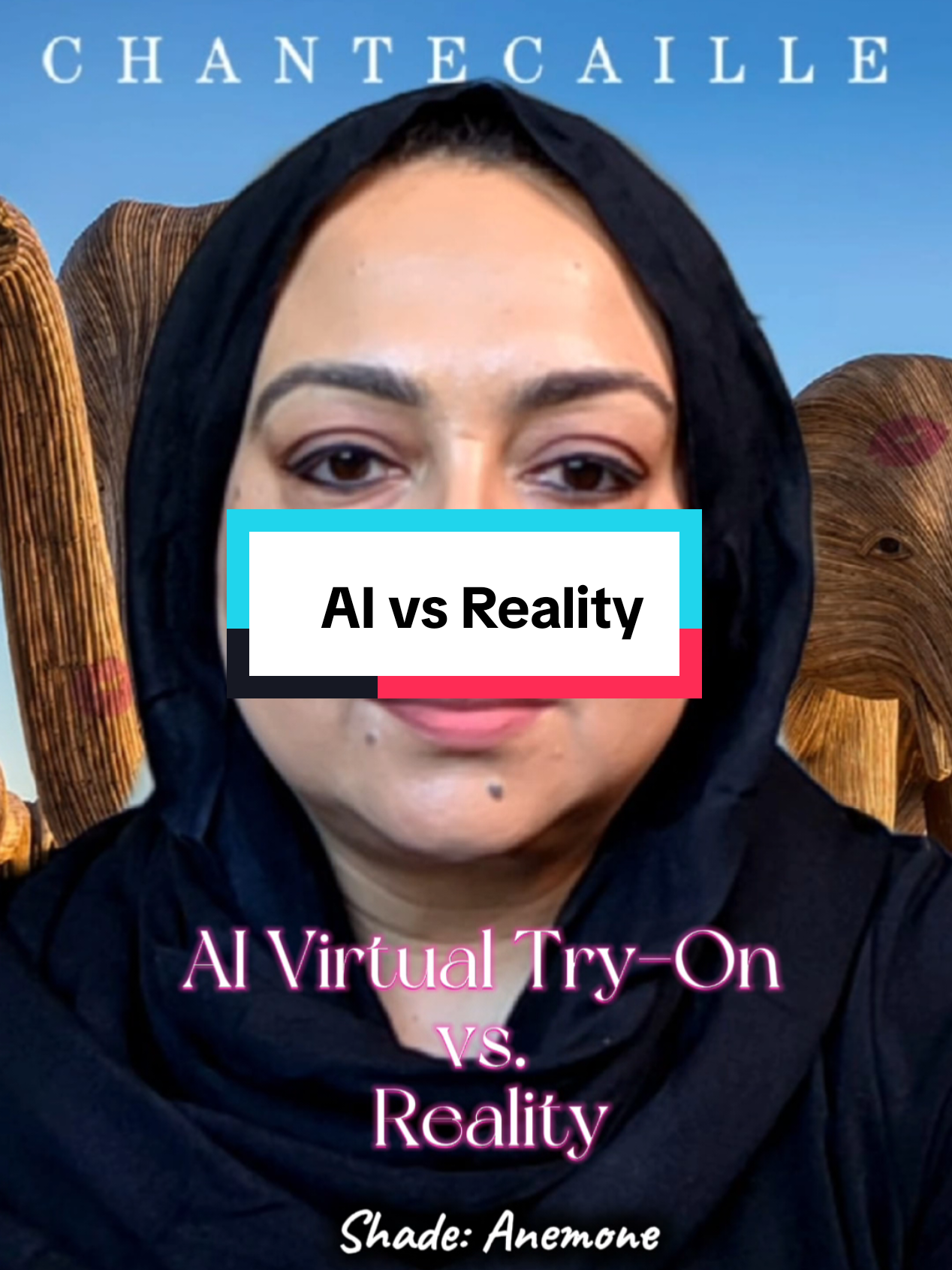 AI vs Reality 💄 Do the NEW Chantecaille Lip Creme lipsticks look the same in real life? 4 shades tested + all 14 shades swatched 👀 #lipstickswatches #chantecaille #lipcreme #AIvsReality #virtualreality 