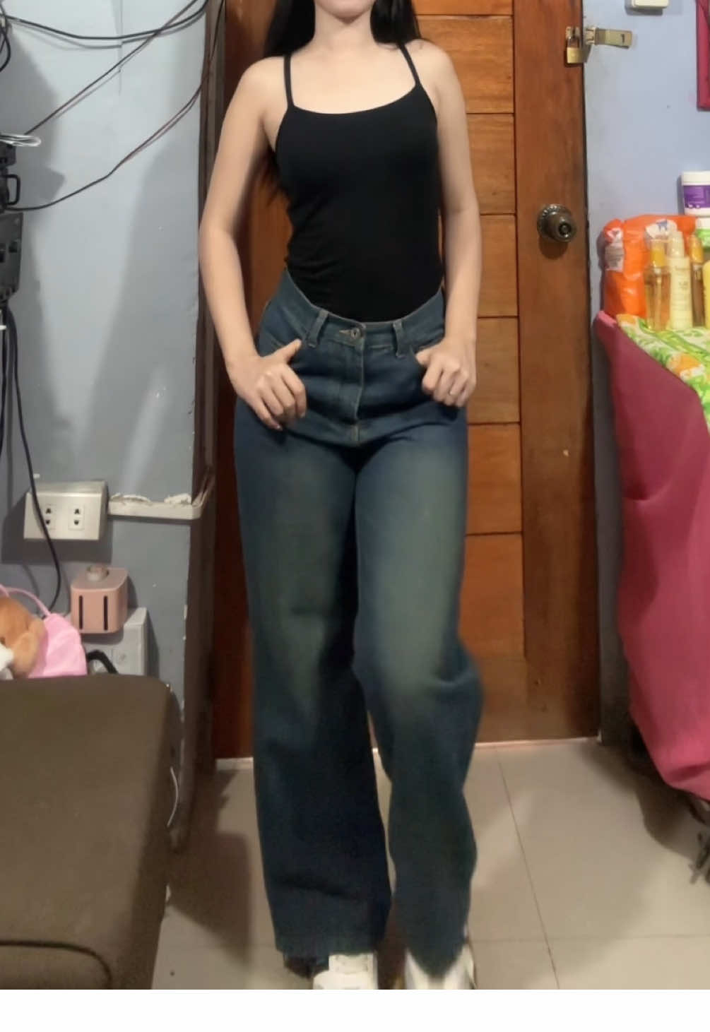 ang gandaaa ng pants huhu #pants #pantsrecommendation #highwaistpants #retropants 