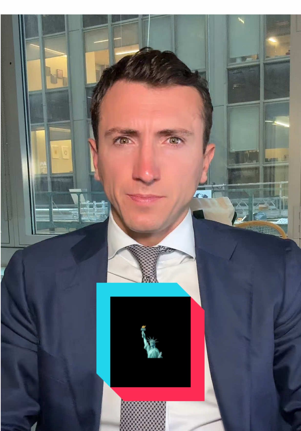 This is important 🗽#NYC #suits #realestate #grwm #immigration 