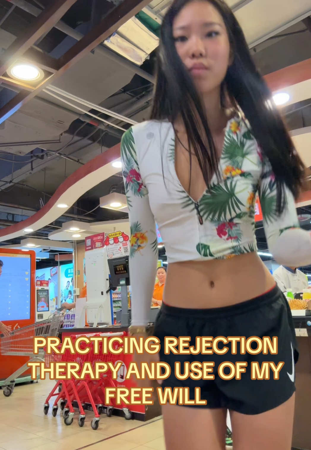 Use your free will today 😃 #rejectiontherapy #freewill 