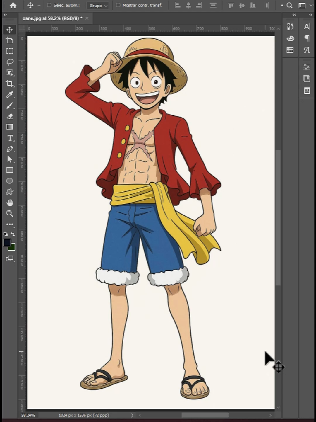 Cambiar de color a Blanco y negro para pintar #learclass #estudiasinlimites #photoshopfacil #challengediseñador