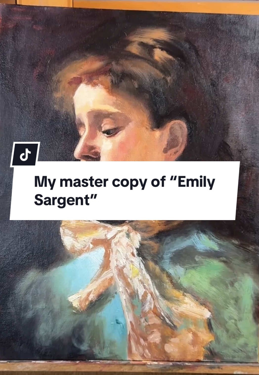 I can’t even fathom how he was able to create work like this. John Singer Sargent is truly in a league of his own. #art #drawing #artistsoftiktok #painter #paintingreveal #oilpainter #oiloncanvas #artistoftiktok 