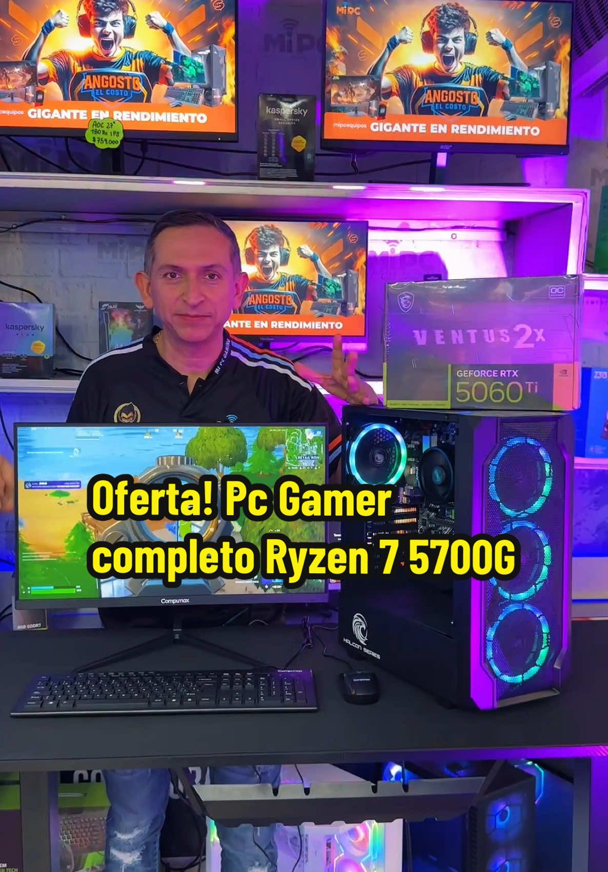 🤑Con $2.190.000 tienes todo lo que necesitas: Un PC Gamer Ryzen 7 5700G completo y potente 💥 Ideal para jugar, estudiar y trabajar sin límites. 🔥 Oferta por tiempo limitado 📩 ¡Escríbenos ya y pide el tuyo antes que se agoten! #PCGaming #PcGamer #OfertaGamer #MiPCBarranquilla #GamingSetup #PromoGamer #PCGamerColombia #GamersColombia #Ryzen75700G