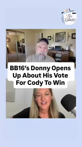 #BB16's Donny Thompson is this week's 