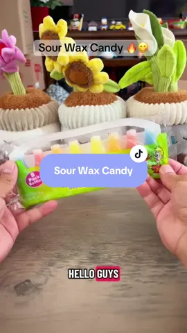 Cry Baby Sour Wax Candy Mini Drink! #snack #javimarket #waxcandy #candy #tiktokcandy 