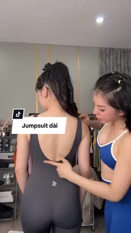Jumpsuit dài chất cực đanh ôm body#xh#seyactive#thoitrang#dotapgym #xuhuong
