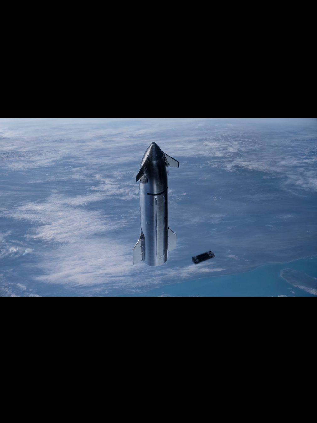 Starlink deployment from Starship rocket #starship #spacex 