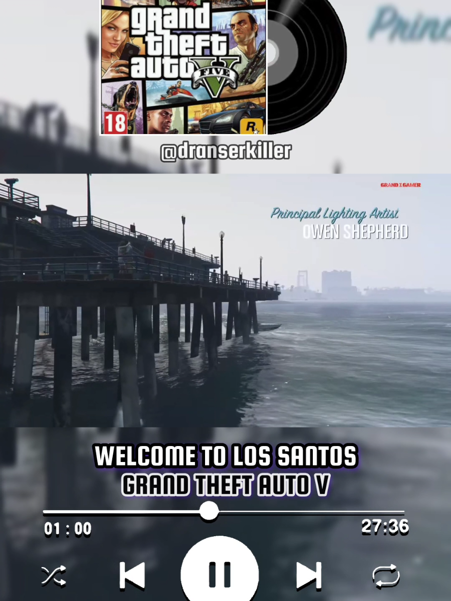 Welcome to Los Santos - Grand Theft Auto V #gta5 #videogamemusic #soundtrack #gamemusic #ost 