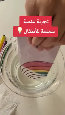 👈🏻تجربة علمية بسيطة  يندهش طفلك الصغير   👈🏻باستخدام كيس بلاستيك قابل للإغلاق والوان🌈 تحديد وماء 💦 👈🏻 شاهد بعد ذلك كيف تختفي الالوان🌈 كل هذا بفضل علم الإنكسار👌🏻  جربه مع طفلك وعلق كيف اعجب طفلك به 😍 تابعي وشاركي للمزيد من التجارب العلمية الممتعه لطفلك 🤗💕 #علمي_علوم #نشاطات_للاطفال #انشطة  #اطفال_ومواهب #امهات 