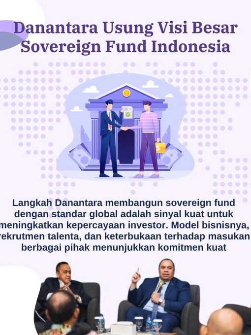 Danantara hadir membawa semangat baru untuk kemajuan bangsa. Mari kita dukung bersama demi Indonesia yang lebih berdaya dan berdaulat! 🇮🇩✨ #Danantara #DukungIndonesia #BangunMasaDepan #KuatBersama