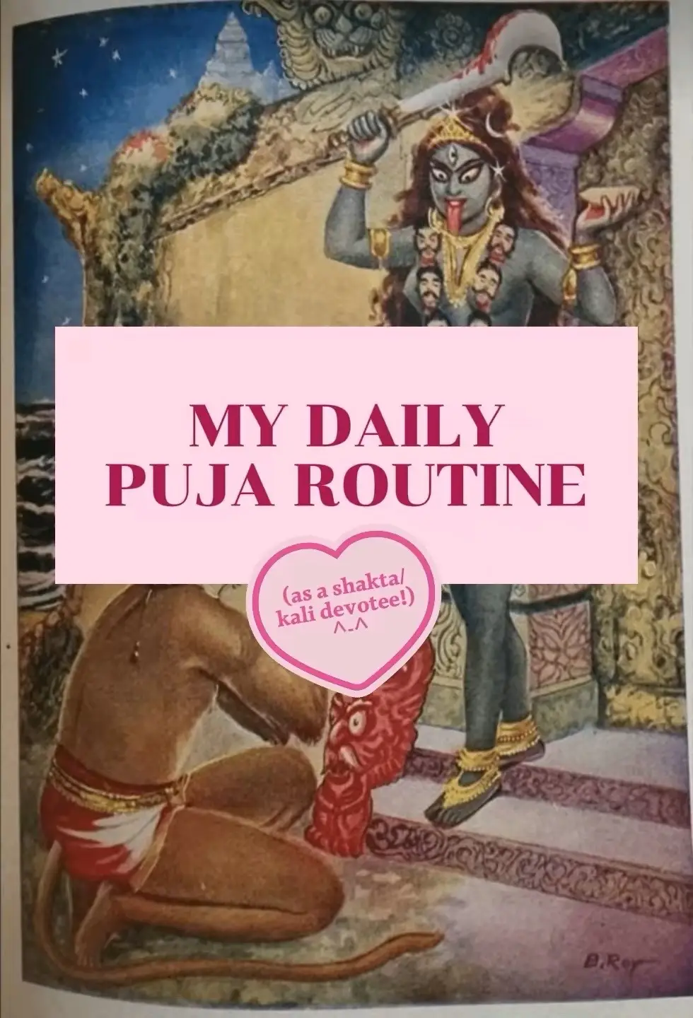 i hope this is helpful to some ppl! pls let me know if there are any errors in my practice >-< #hindu #kali #puja #shaktism #sanatandharma 