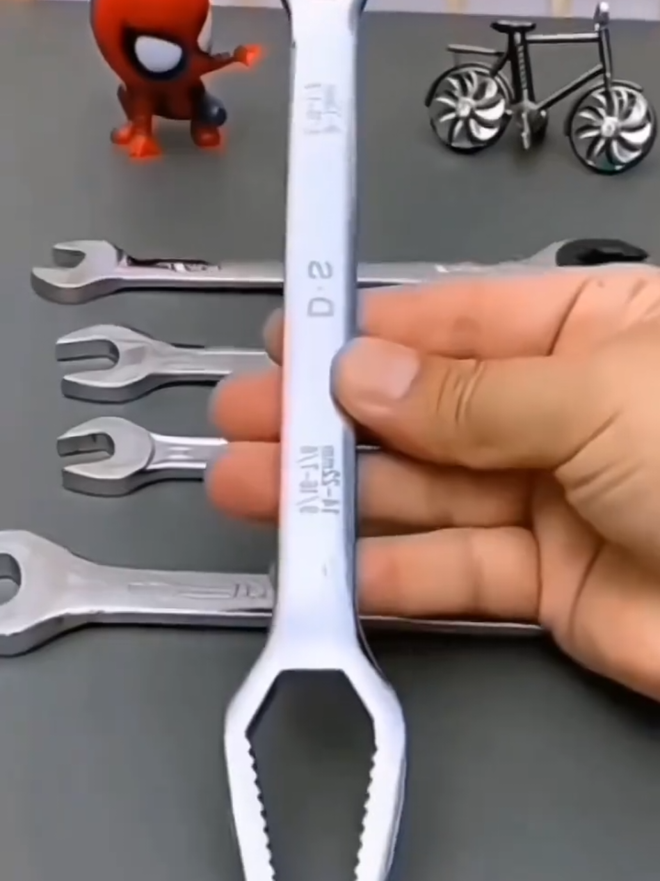 ประแจ  อเนกประสงค์ 8-22mm. บล็อคขันน๊อต 15in1 ปาก ตาย ครอบจักรวาล ประแจขันน๊อต หกเหลียม ประแจ ข้าง ขัน ใต้อ่าง ด้ามขัน 2ข้าง Double Head Spanner Combination #tiktokshop #goodthing #foryou #fyp 