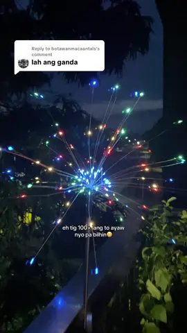 Replying to @botawanmacaantals Solar Fireworks Christmas lights✨ #solarfireworkslight #solarchristmaslights #christmaslights 