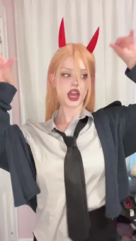 Wanted to do this trend but I can’t dance for shiiii #cosplay #power #powercsm lol 