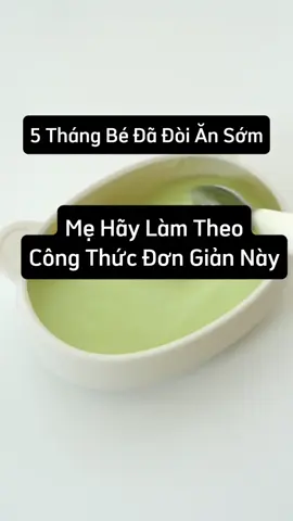 Sinh tô bơ chuối 5,5 tháng bé đã ăn được. Mẹ lưu lại làm ngay nhé #andam 