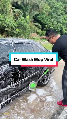Lepas ni nak basuh kereta dah jadi mudah. Guna je mop adjustable ni. Memang terbaik. #mop #adjustable #semudah123 #xyzabc #fyp 