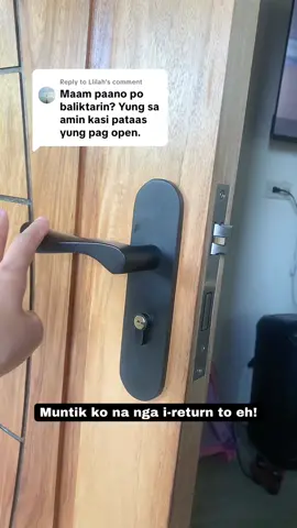 Replying to @Llilah buti na lang na figure out namin #cooperph #doorlock #maindoor #doorknob #antitheftlock 