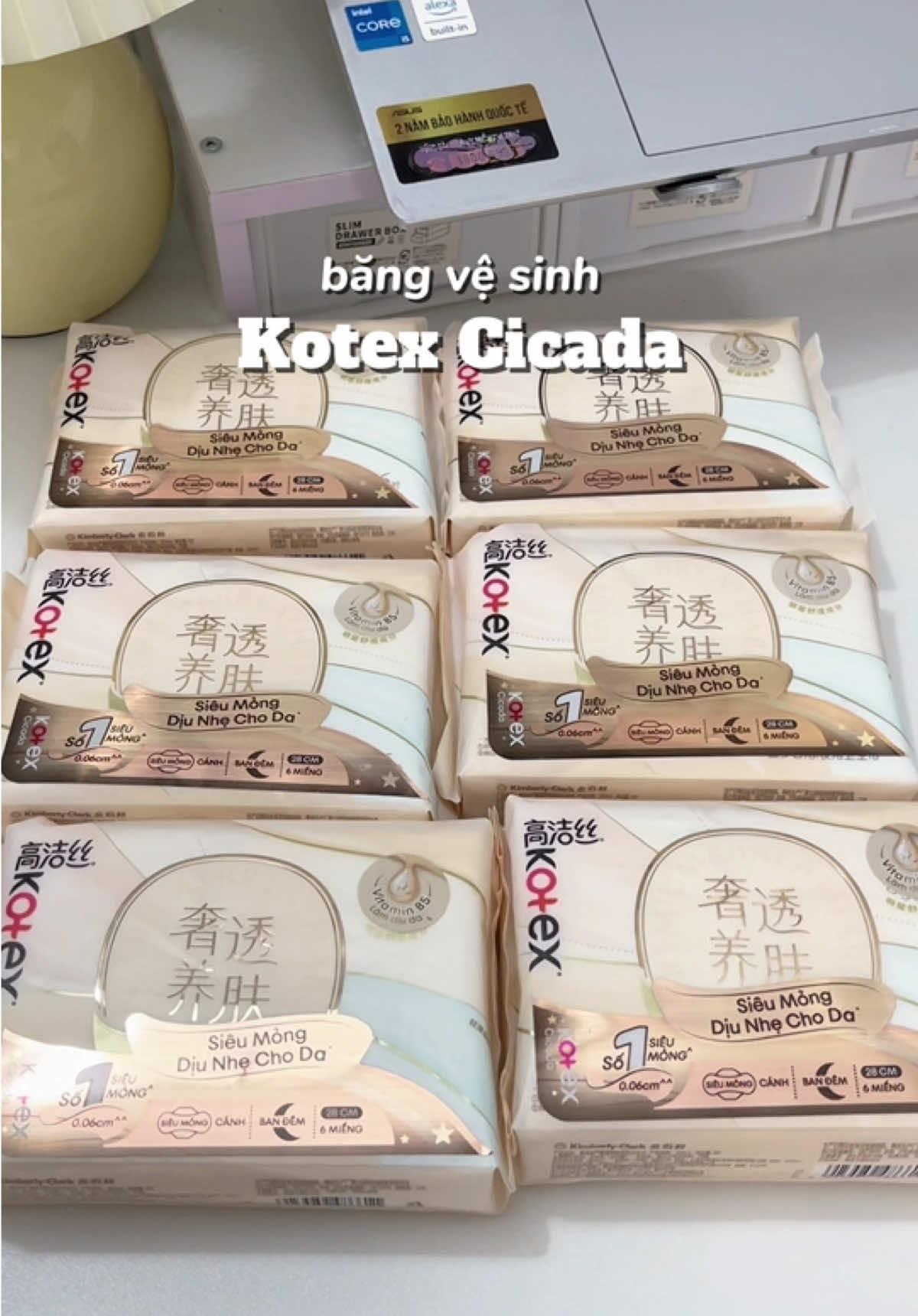 🙆🏻‍♀️ Băng vệ sinh sang xịn mịn, làm dịu da cực ổn áp cho mấy bà nè #viral #xuhuong #bangvesinh #kotexcicada #bangvesinhtexcicada