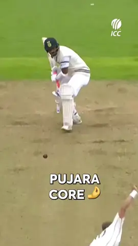 Cheteshwar Pujara's batting = poetry in motion 🤍 #Cricket