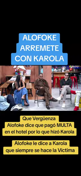 Alofoke arremete contra Karola #fyp #chisme #colombia #viral #foryou 