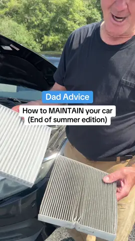 Message to my daughter: Save this. How to maintain a car and how to change a car air filter. Love, Dad
