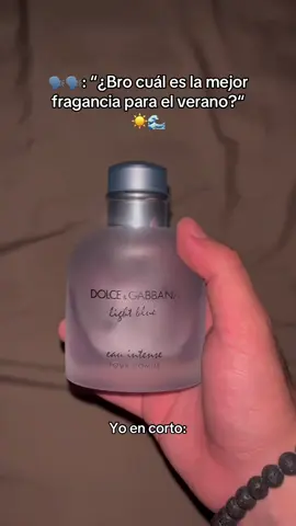 Dolce & Gabbana Light Blue Eau Intense Pour Homme ☀️🌊 #dolcegabbana #lightblue #fragancias #perfume #perfumetiktok 