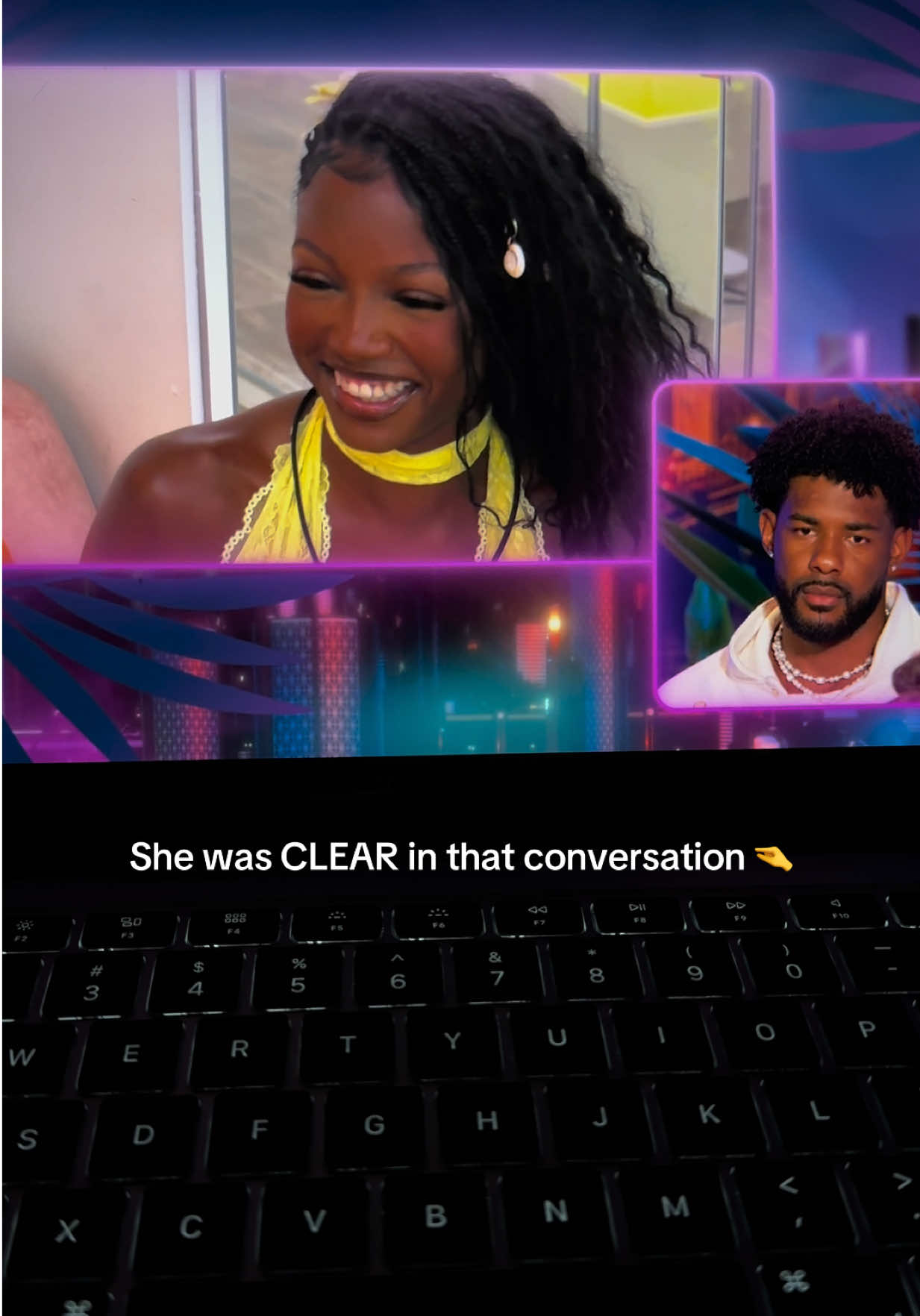 I’m sorry but she did make it clear on her intentions 👏 #LoveIsland #loveislandusa #loveislandreunion #loveislandusaseason7 #hudaloveisland 