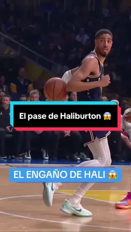 Haliburton con el codo 😳 #NBA #haliburton #basketball 