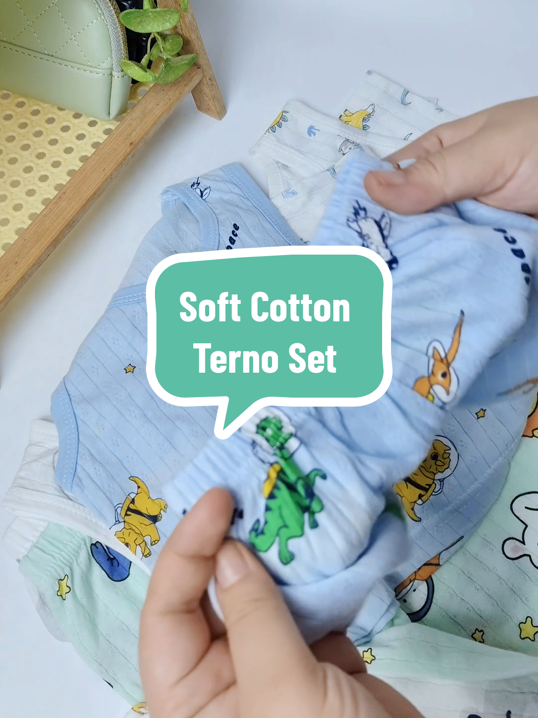almost a year na ring gamit ng baby ko ang soft Cotton Terno set na 'to , and so far okay parin until now. Hindi po eto cotton spandex kaya Hindi mainit at Hindi nakaka irritate sa skin. nasa 20 designs din yata Meron ang terno set na to Jan sa yellow basket and halos makompleto ko na lahat ng designs.  kaya kung sensitive baby mo sa tela ng damit or gusto mo ng presko , pwedeng pwede sa baby mo'to mamii. ________ terno set for babies set for women terno set for kids boys terno set for girls terno set for beach terno set woment outfit terno set pambahay for kids terno set for baby 1 year old terno set kid boys #terno #ternoforkids #ternoforbaby #kidswear 