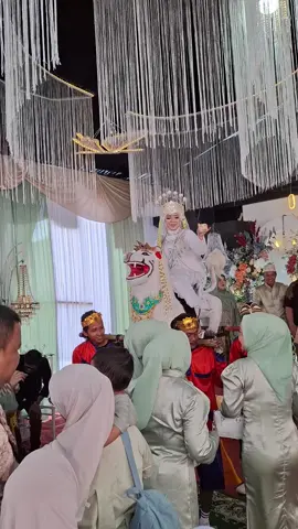 Bahagia pengantin Naik sisingaan #lengsernyipohaci #mapagpengantensunda #hiburan #wedding #fy 