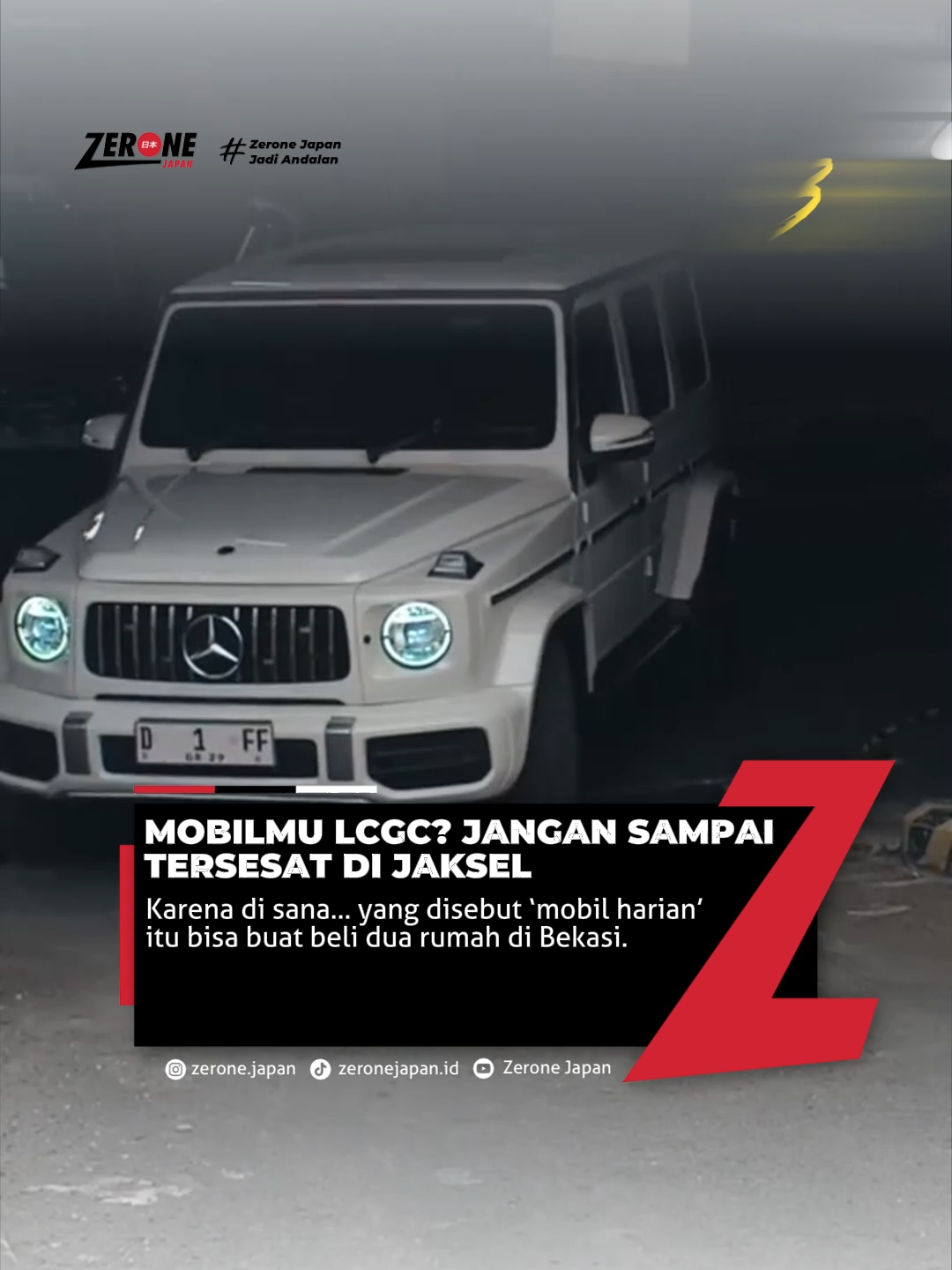 Anak Jaksel relate gak? Komen di bawah ya!   #mercedes #g63 #bydseal #infootomotif #anakjaksel #jaksel #zeronejapan #zeronejapanjadiandalan