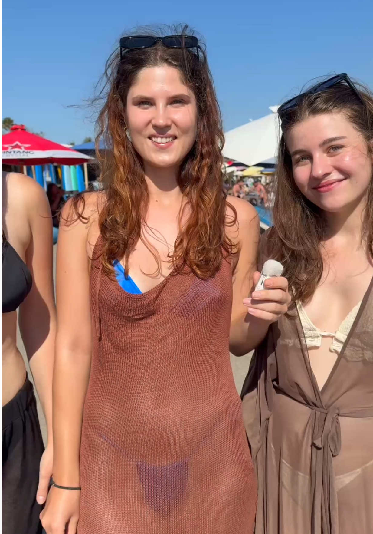 I interviewed a group of Ukrainian women on a beach in Bali. They were very friendly and kindly agreed to be filmed. Thank you for your cooperation!