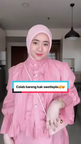 One set freya yang di pakai kak sweetiepie ini bener” cantik bangett🥰🥰😘😍#promomakangajian #promoseruweekend #joget #promomakanmerdeka #tiktokvirall #fyp #ootdhijab #semogafyp 