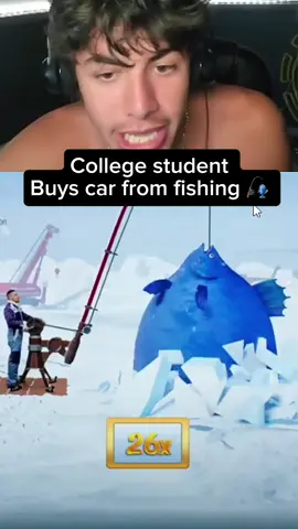 College student pays off his car loan #fishing #bigfish #icefishing #fishgame 