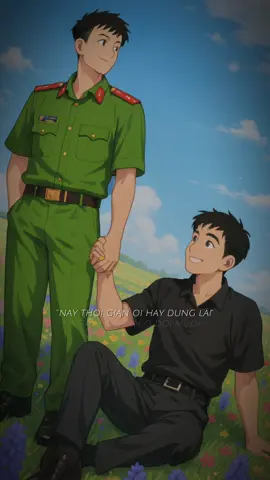 Ảnh gia chưởng nhưng ảnh thương dợ! #xuhuong #boylove #police #yeucongannhandan #cuteboy