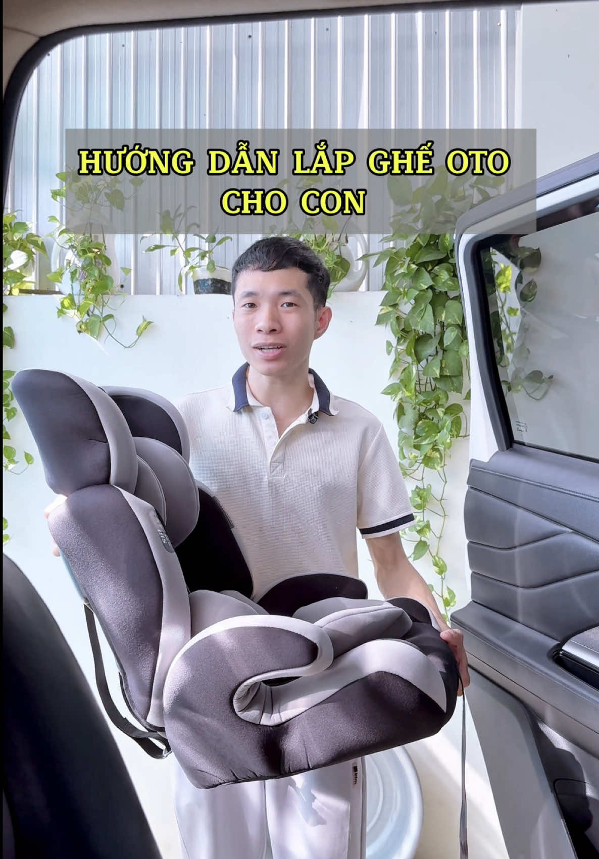 Trả lời @Thành Minh Hướng dẫn lắp ghế oto cho bé từ 1 tuổi #gheoto #ghengoiotochobe #chamcon #beige #ba_nabi 