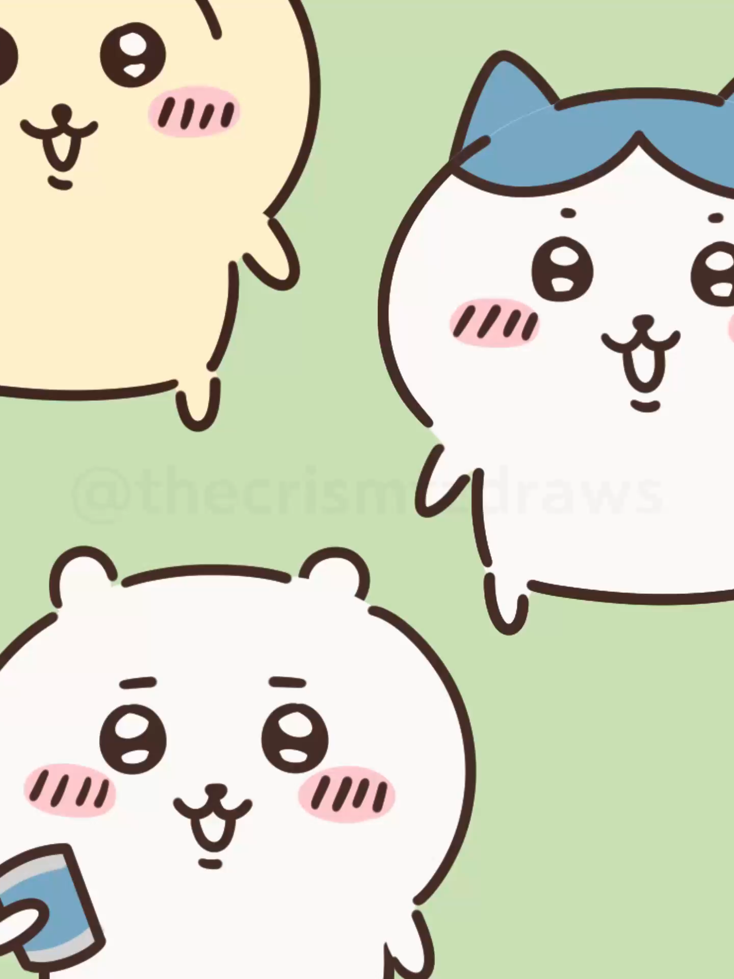 se veia mas durisimo en mi cabeza, captain save a ho #animation #chiikawa #hachiware #usagi #momonga #animationmeme #cute #kawaii