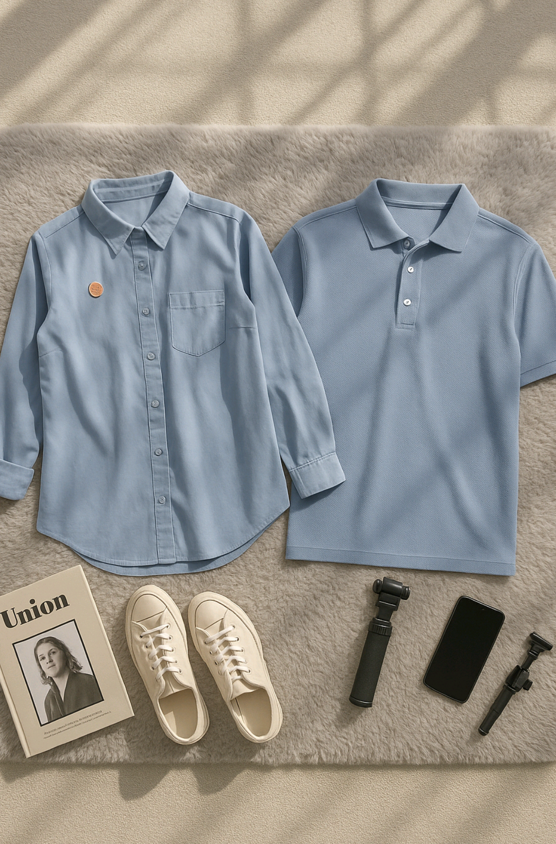 Couple Baby Blue 🩵 #fashioncouple #machingoutfits #outfitcouple #couple 