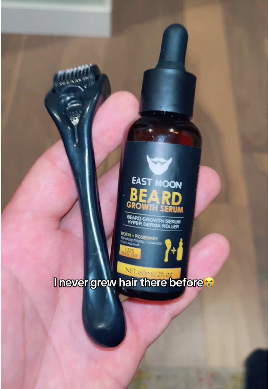 Beard Growth Serum for Patchy Beards like mine 😁 #beardoil #beard 