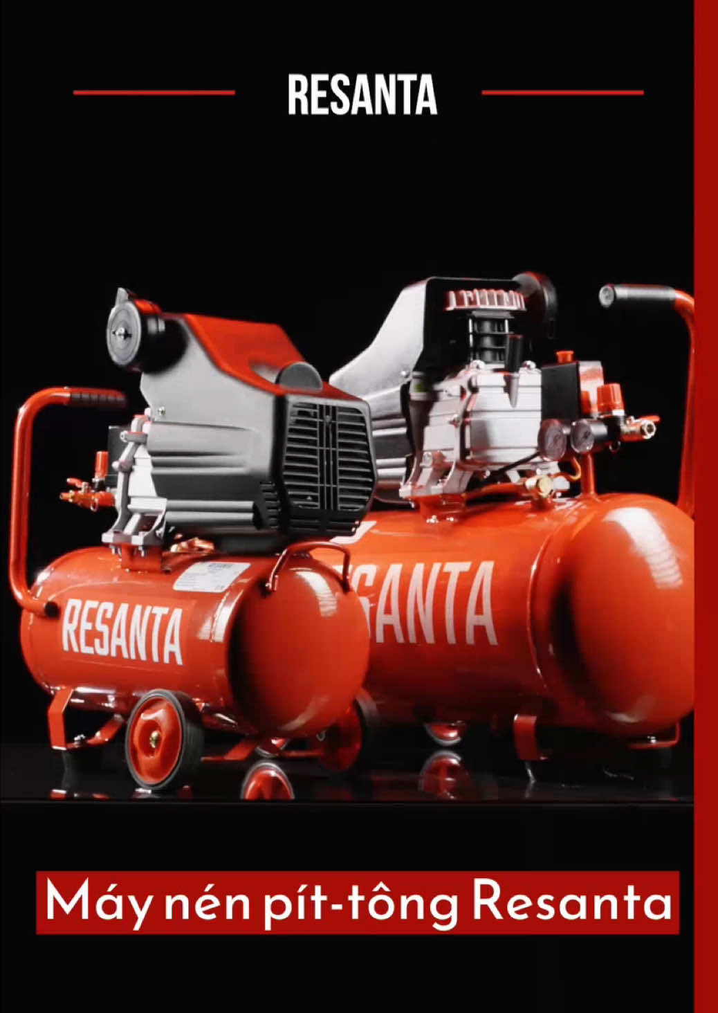 Máy nén khí có dầu #resanta #maynenkhi 