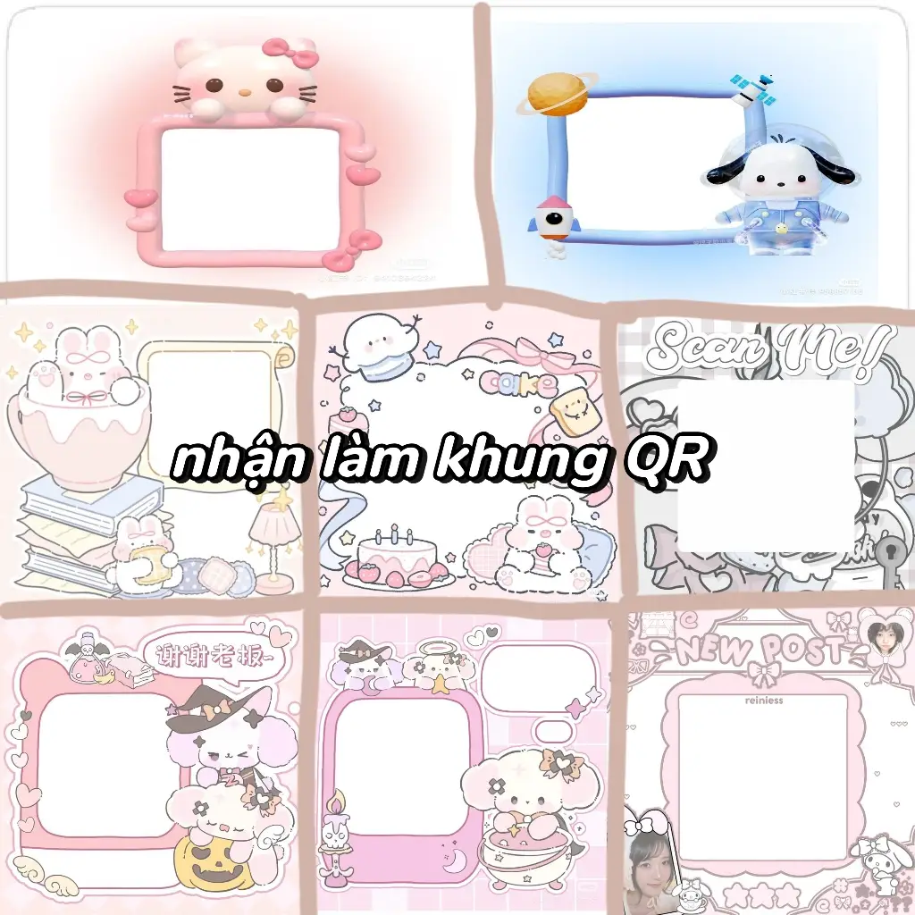 nhận làm khung qr & chỉnh ảnh theo yêu cầu #chinhanhdep #xuhuongtiktok #viral 