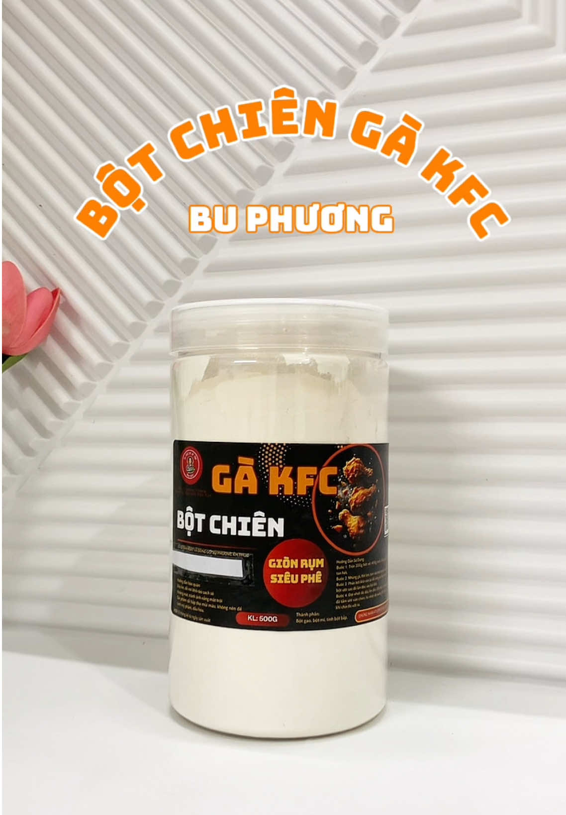 Bột chiên gà ráng KFC - Bu Phương ẩm thực Không cần trộn bột mất thời gian. Chỉ mất 2 phút khuấy bột rồi chiên.  Mẹ sẽ có ngay món gà rán ngon- bổ- rẻ cho con. Tự làm cho con ăn lúc nào cũng yên tâm hơn đúng không các Mẹ 🥰 #nauancungtiktok#garan #buphuongamthuc