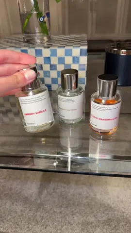 Absolutely love these my most complimented perfumes #fyp #dossierperfume #eaudeparfum #fragrancetok #fallfragrances 