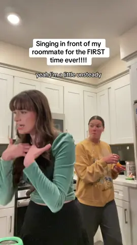 trying to get over my fear of singing in front of people #singer #singing #unsteady #cover 