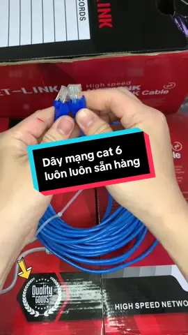 Giải pháp sử dụng internet cho pc, camera, laptop ,tivi, router, ... với dây mạng cat 6 bấm sẵn #muataitiktokshop  #pcgaming #laptopgaming #quockhanh2025 #daymangbamsan 