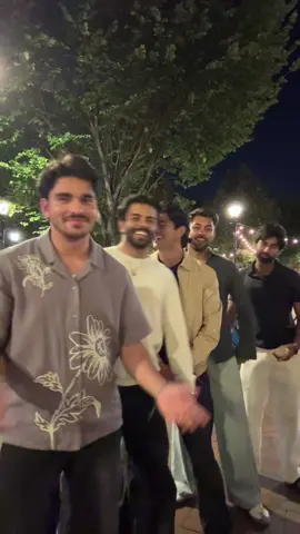 Reunited with the boys