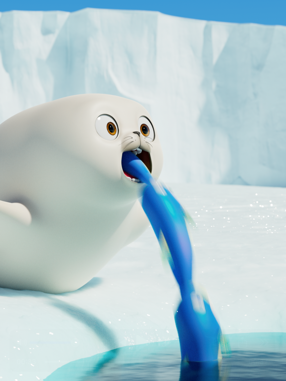 3 Versions of a Fish Mukbang🐟 #seal #sealook #animation