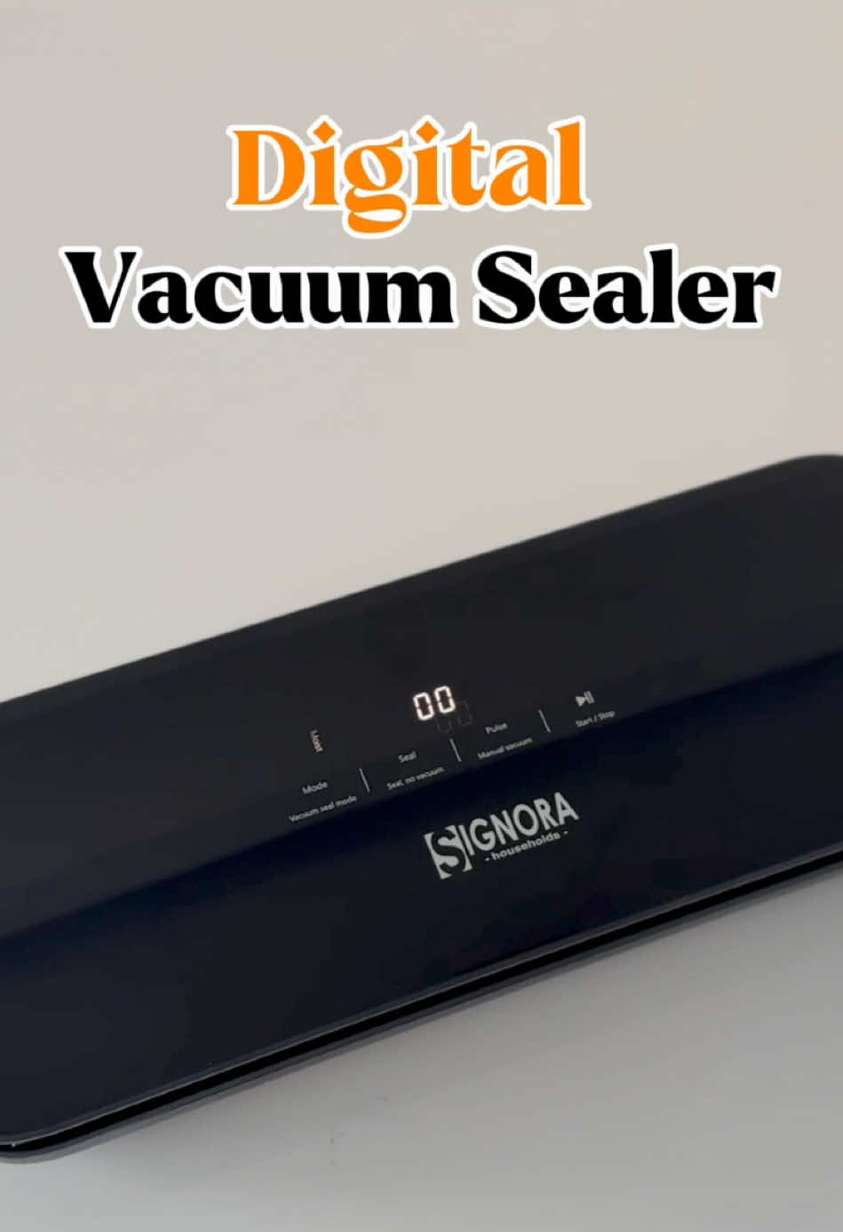Belanja mingguan sering sia-sia karena bahan makanan cepat layu atau basi? 😩 Hayoo siapa yang pas buka kulkas terus pusing lihat plastik berantakan & bau campur aduk? 🤯 Duhhh skip deh friendS. Saatnya pakai Digital Vacuum Sealer Signora! ✨ Bahan-bahan makanan kalian bakalan fresh lebih lama, bebas bau di kulkas dan bisa dimasak kapan aja. Definisi masak lebih hemat, hidup lebih rapi, bahan lebih fresh 🥰 Buruan beli sekarang, stok terbatas lho !! 😱 #signoraid #vacuumsealer #promomakangajian #fyp #fypシ゚viral 