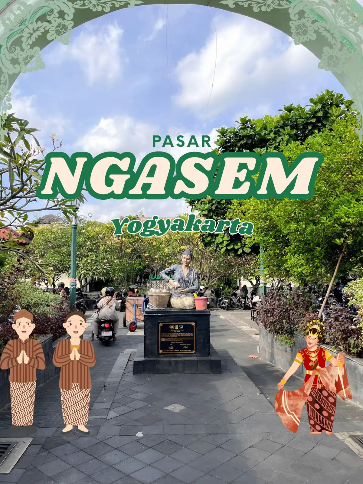 surganya kuliner pagi di Pasar Ngasem. Jajanan & makan beratnya banyak, rasanya oke & harganya terjangkau. Masih banyak jajanan yg belum dicoba karna kenyang 😭 Habis sarapan disini bisa langsung main di Taman sari lohh. #pasarngasem #yogyakarta #sarapanjogja #fyp #kulinerjogja 