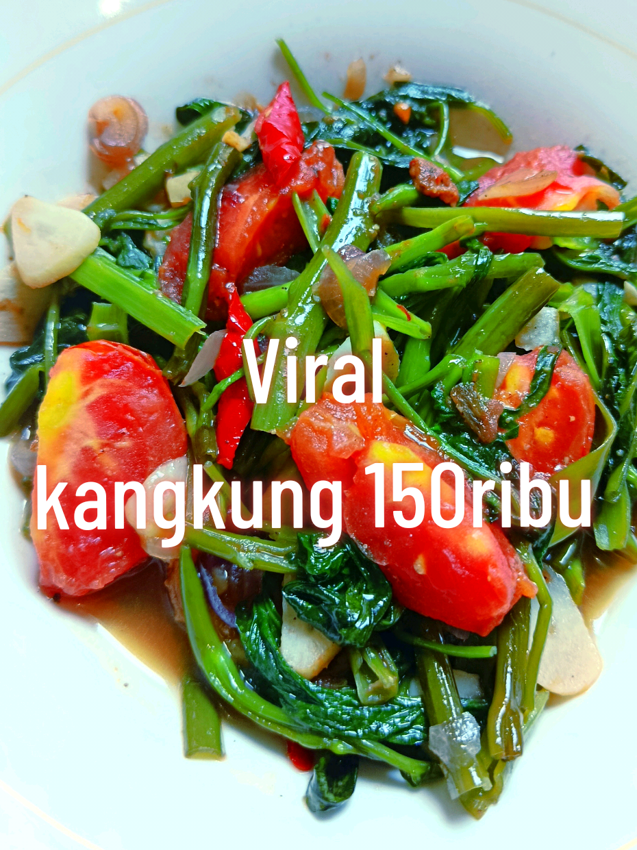 Jadi kangkung low budget ini bikin kasmaran untuk di recook ga nih? #kangkung #pinkanmambo #idemasak #masakhemat #fyp 